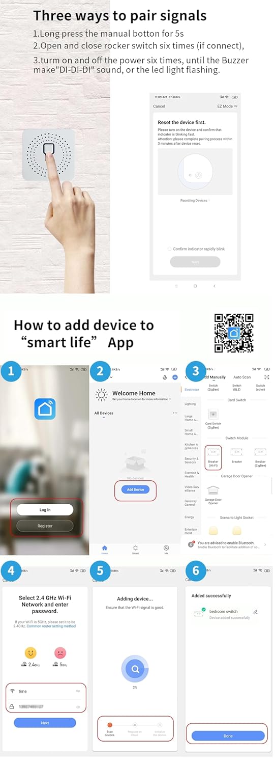 Proameden ZigBee 3.0 Smart Switch Mini 16A (10 pezzi) - immagine 5