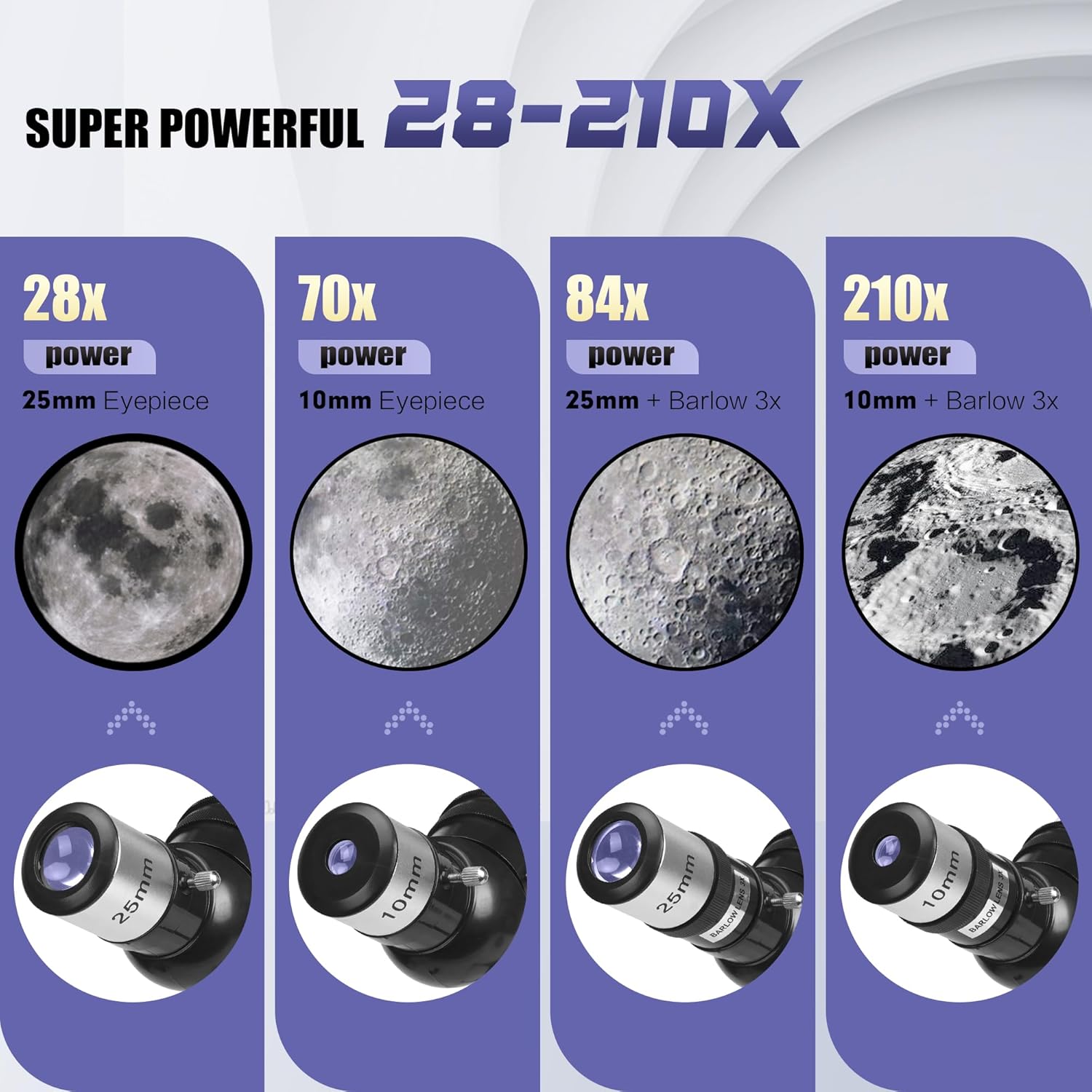 Meezaa Telescopio Astronomico 70/700mm AZ Rifrattore - immagine 3