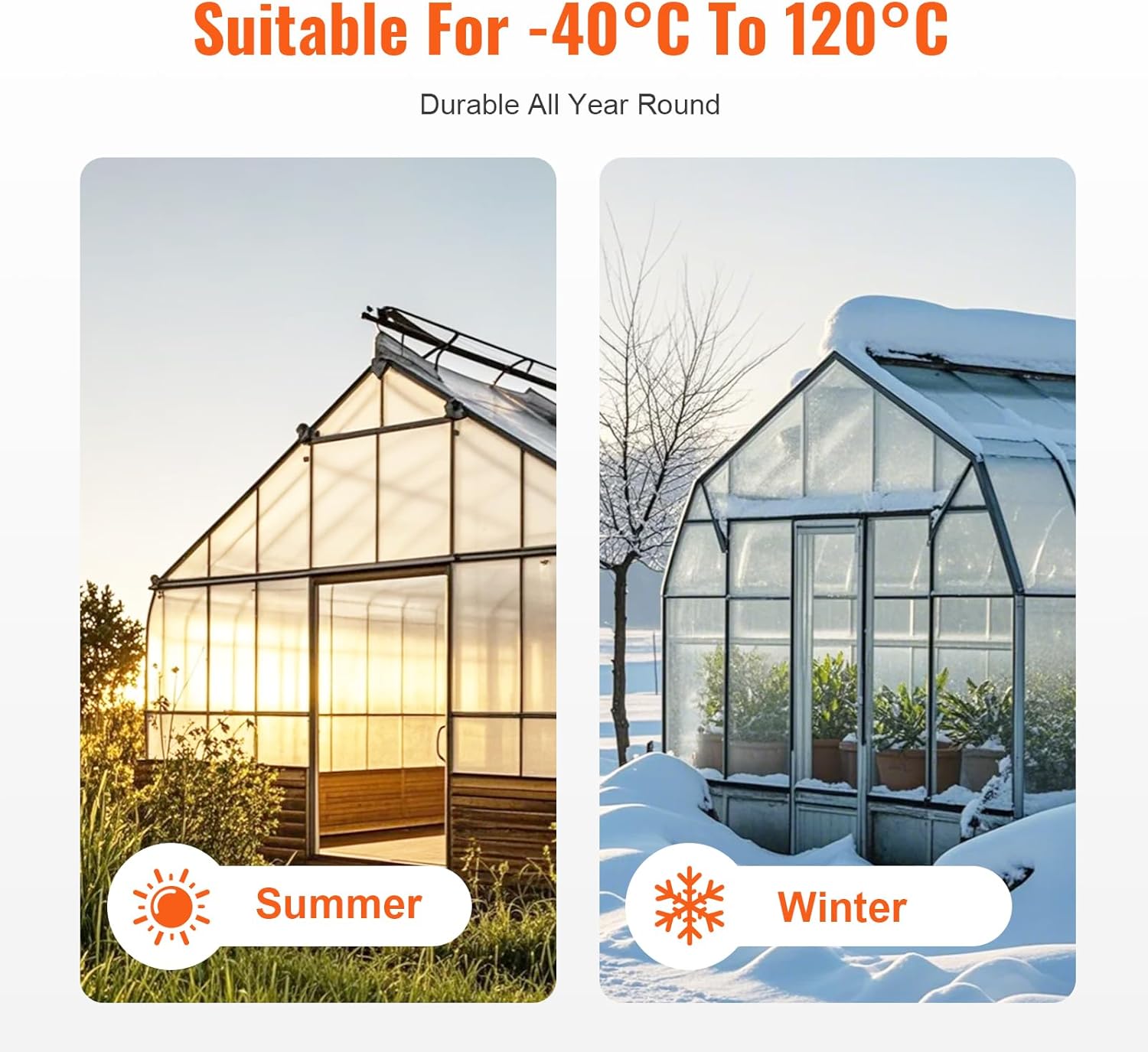 VEVOR Pannelli per Serre in Policarbonato 14 Pezzi - immagine 4