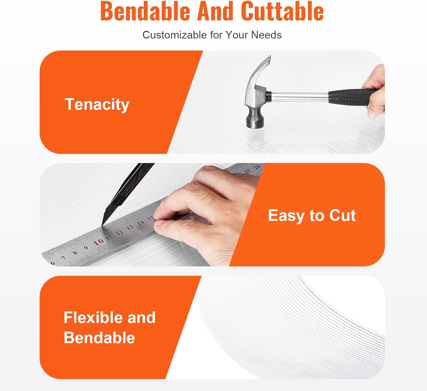 VEVOR Pannelli per Serre in Policarbonato 14 Pezzi - immagine 5