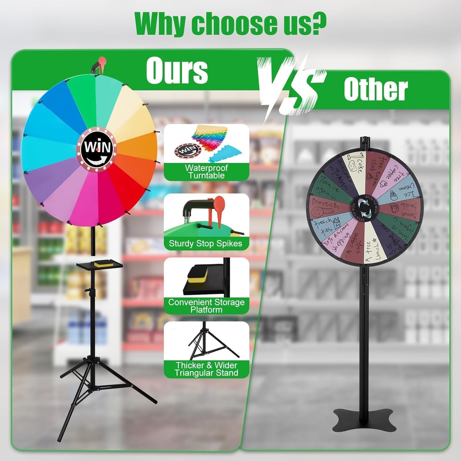 Ruota della Fortuna 60cm con Portapenne - immagine 3