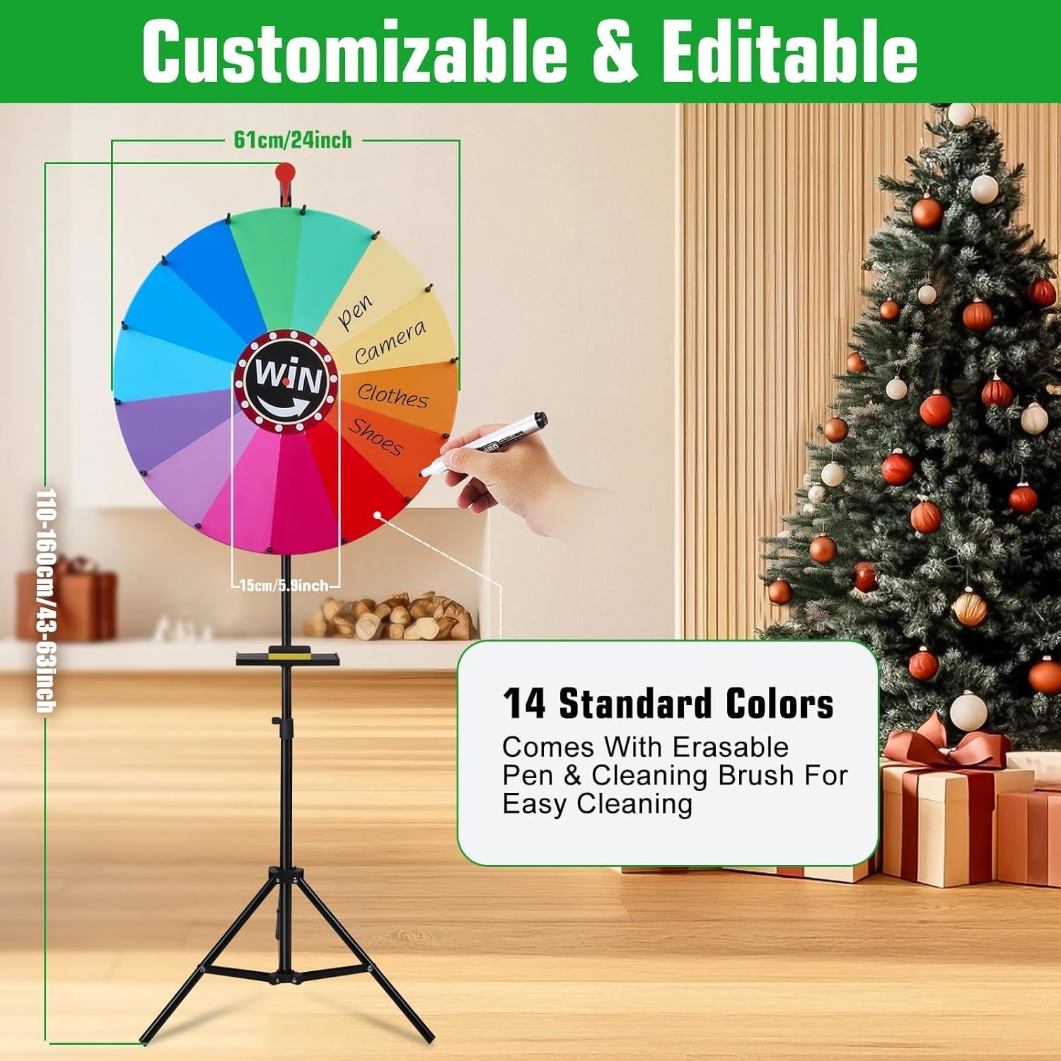 Ruota della Fortuna 60cm con Portapenne - immagine 4