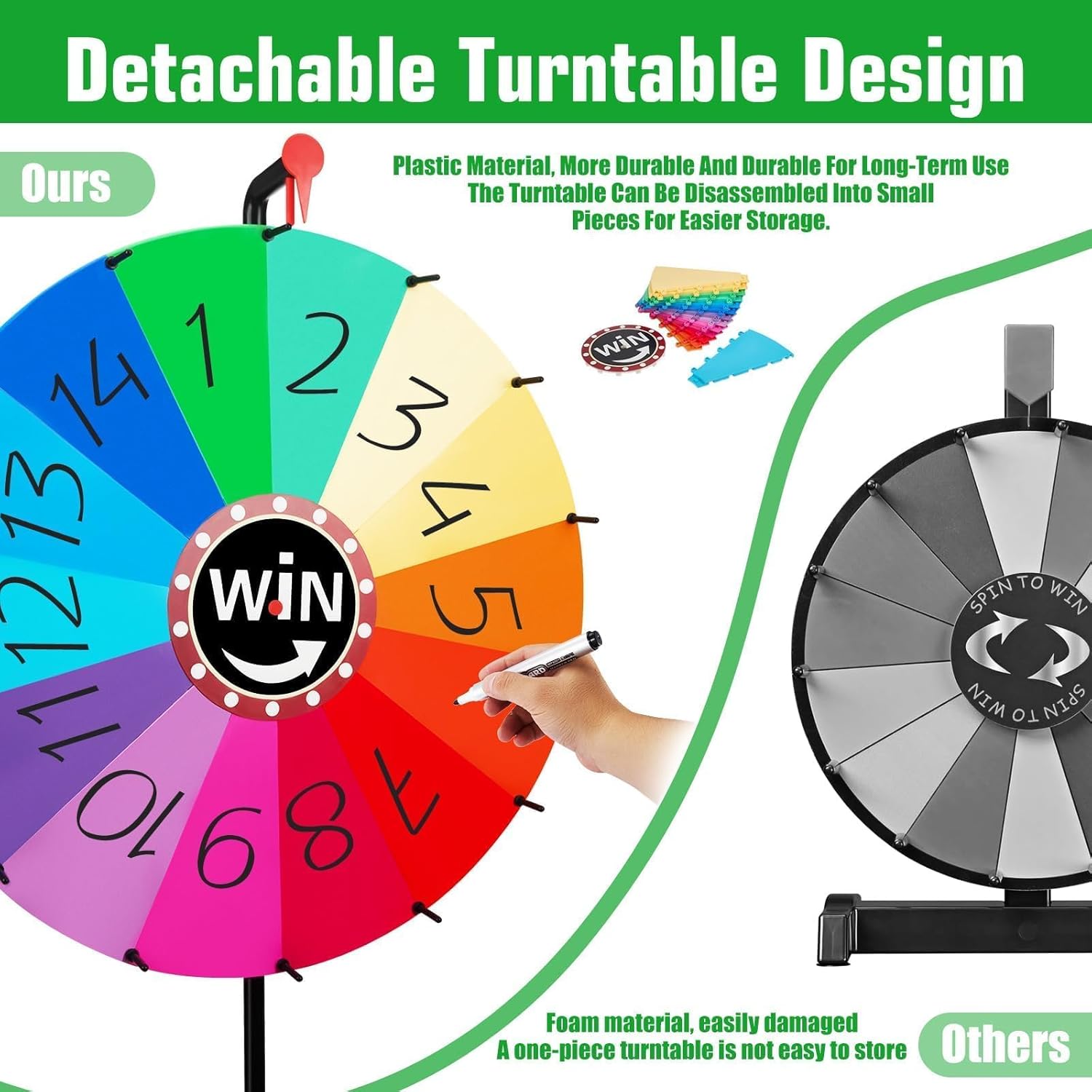 Ruota della Fortuna 60cm con Portapenne - immagine 5