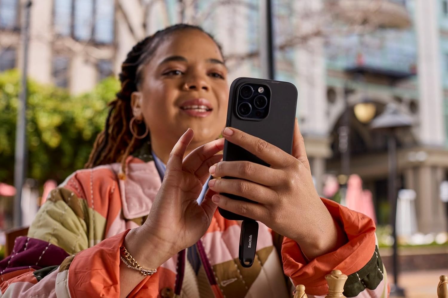 Sandisk Phone Drive 256GB - Chiavetta USB 2-in-1, Nero - immagine 5