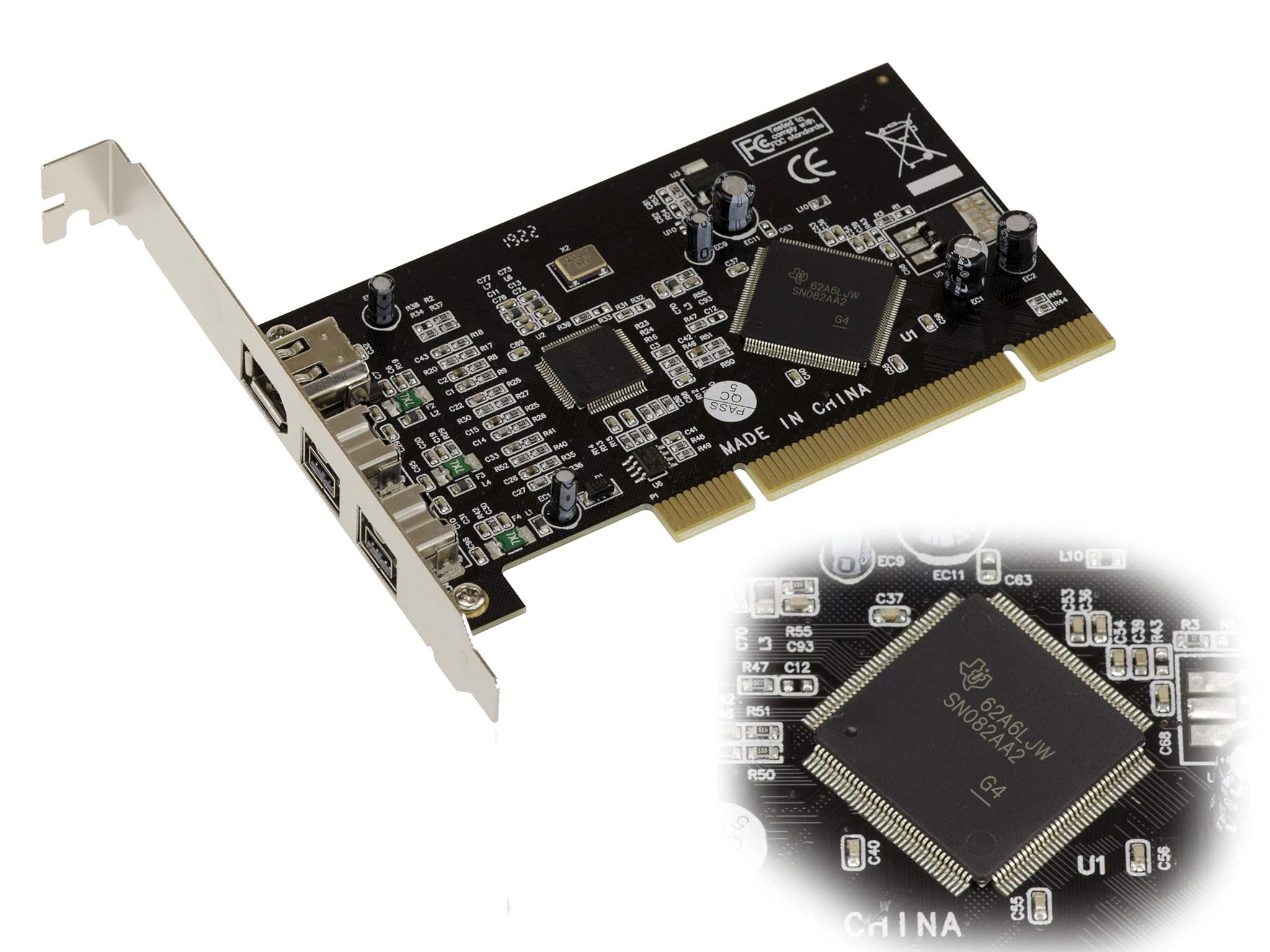 Kalea-informatique Scheda Controller PCI Firewire 800/400