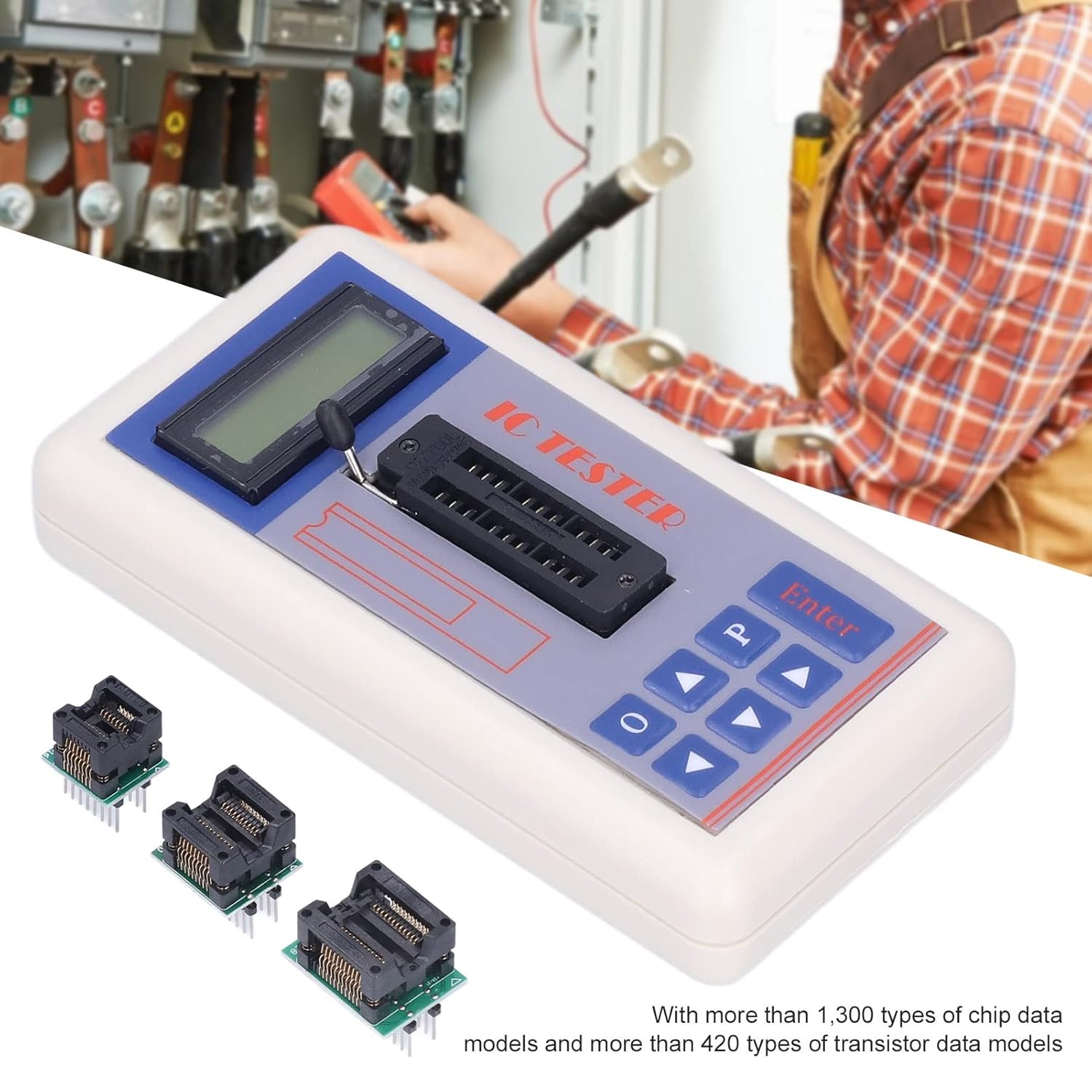 Multi Funzionale Transistor Tester Circuito Integrato IC - immagine 2