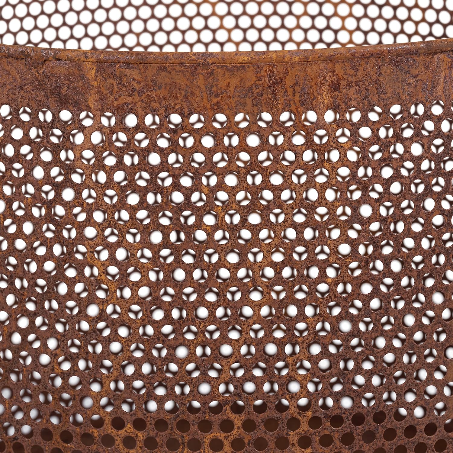 Relaxdays Braciere da Esterno Stile Ruggine, Marrone - immagine 7