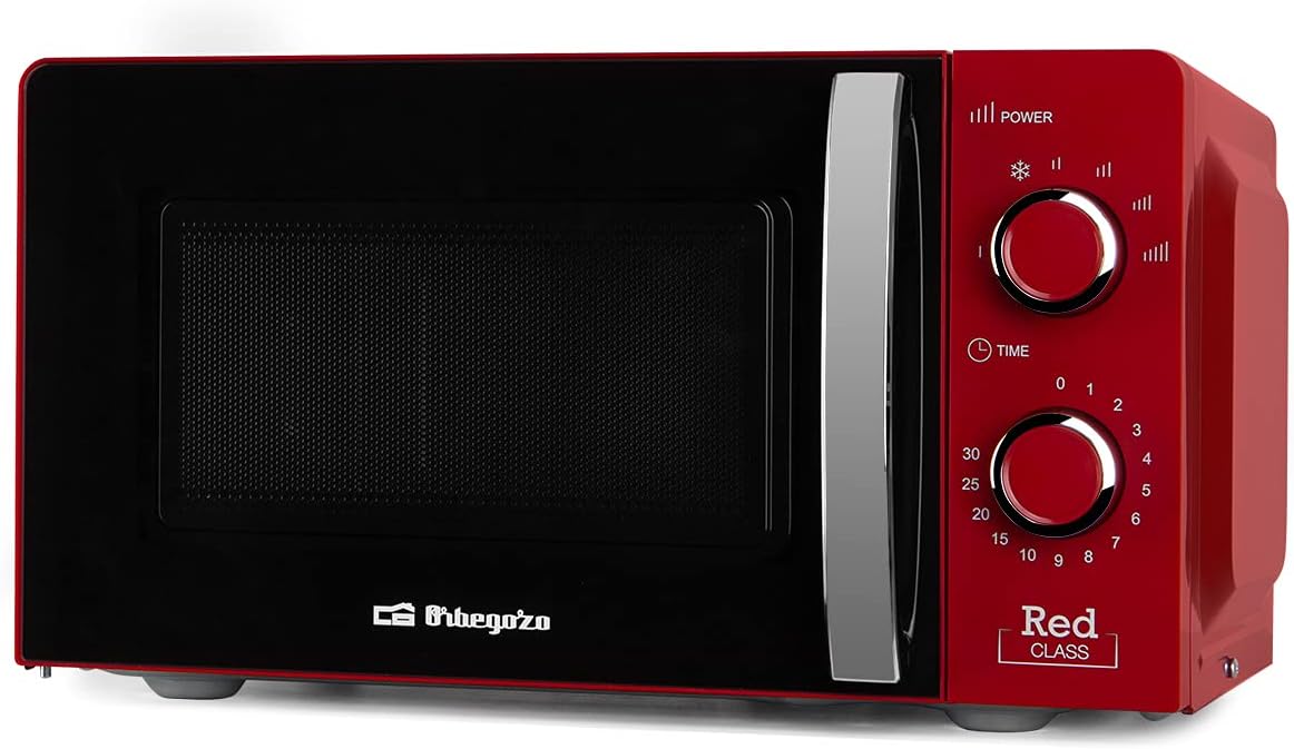 Orbegozo MI 2121 - Forno a Microonde 20L 700W, Rosso