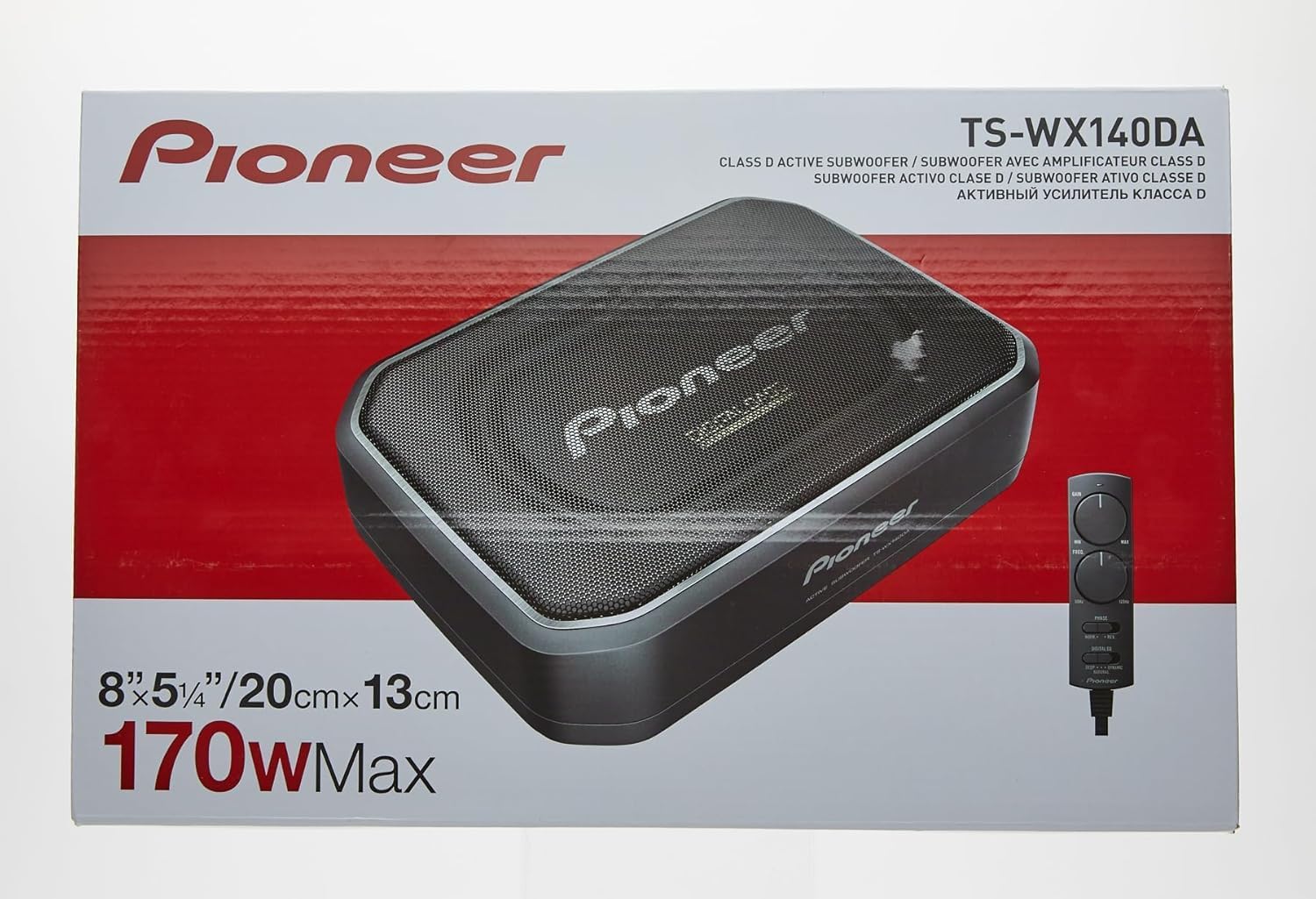 Pioneer Subwoofer Attivo TS-WX140DA 170W, Nero - immagine 4