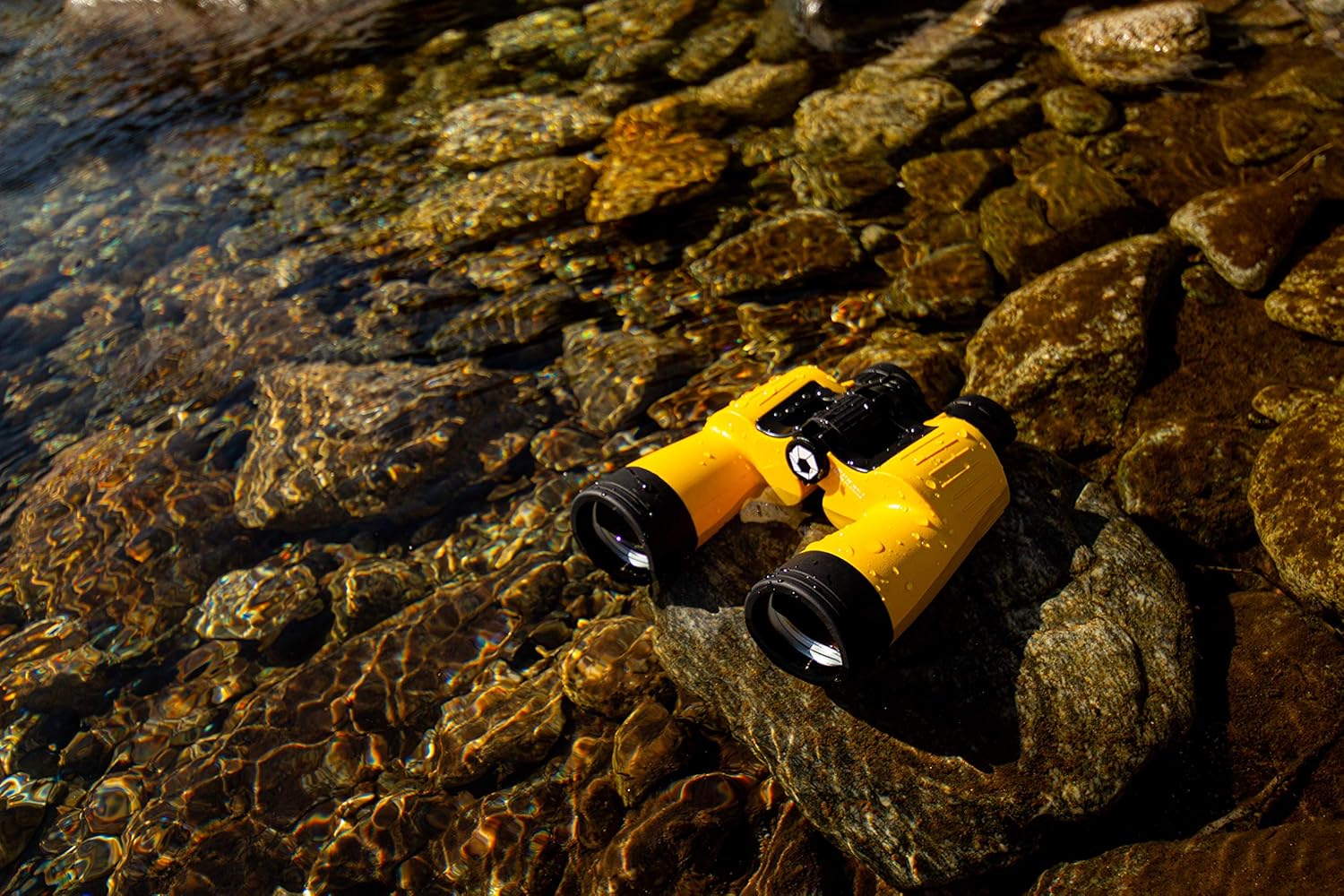 Barska Floatmaster AB12738 - Binocolo Galleggiante, Giallo - immagine 11