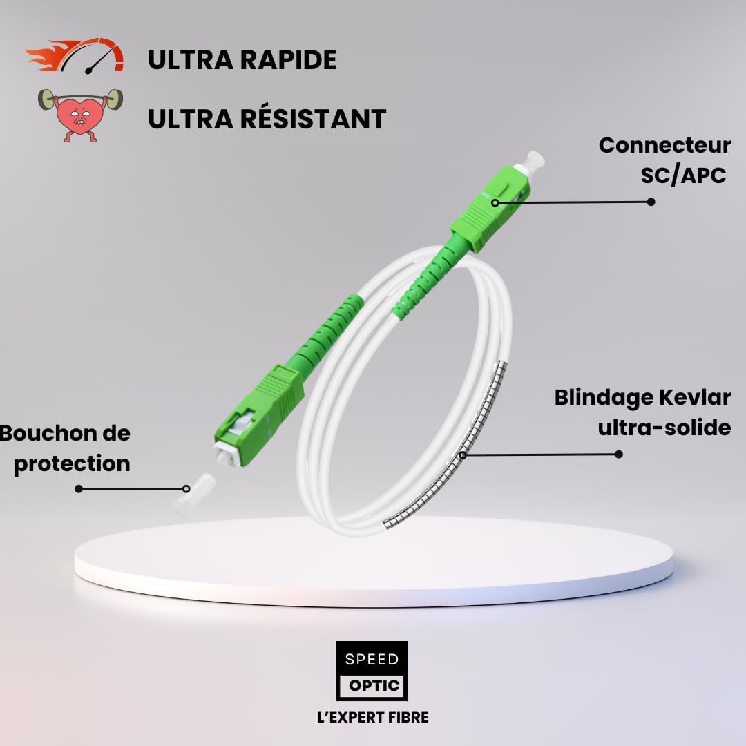 Cavo Fibra Ottica SC/APC a SC/APC 5 Metri - immagine 3