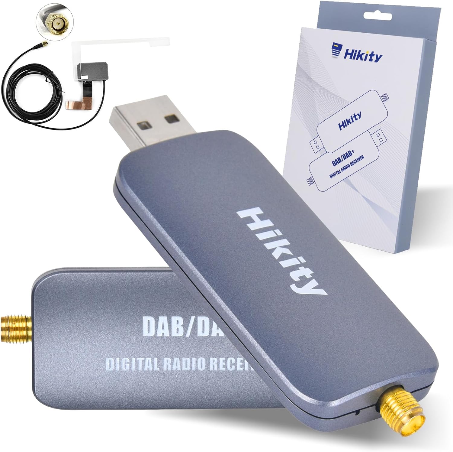 Hikity DAB/DAB+ Adattatore USB 2.0 per Autoradio - immagine 1