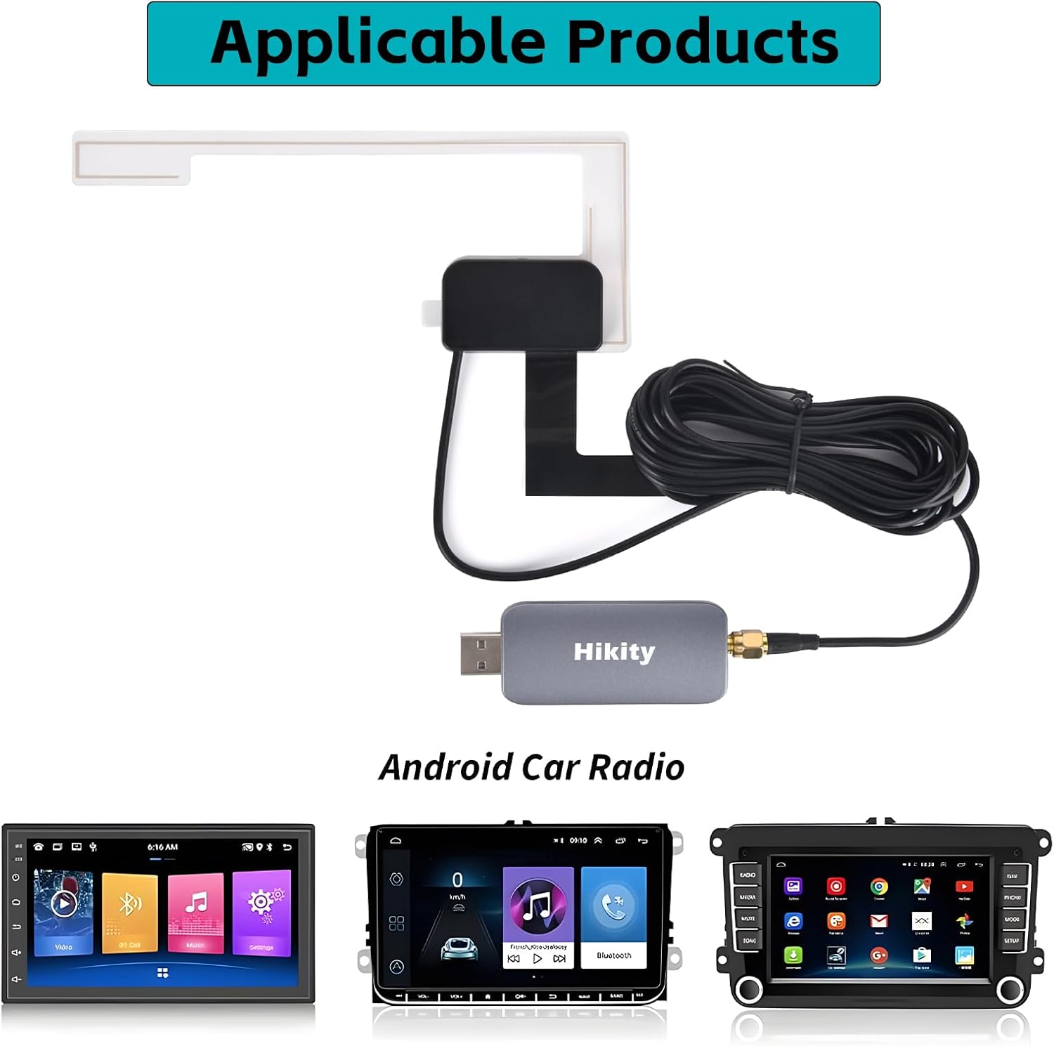 Hikity DAB/DAB+ Adattatore USB 2.0 per Autoradio - immagine 2