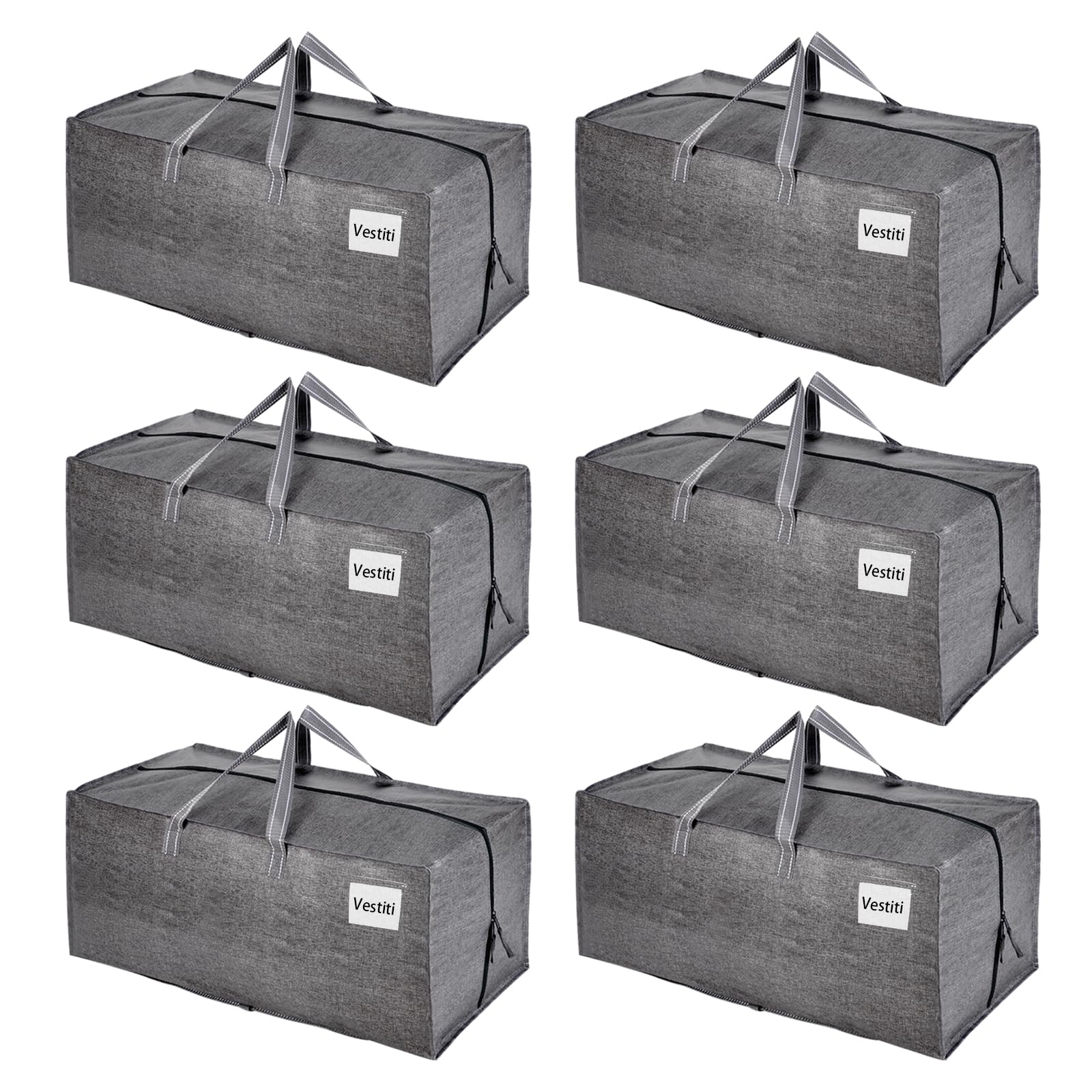 Veno Set 6 Borse da Trasloco Extra Large, Grigio