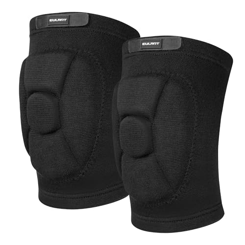 EULANT Ginocchiere Pallavolo per Junior e Adulti,Morbido Elastico Ginocchiere Danza,Anticollisione Protezione Ginocchio per MTB Basket Pallamano Yoga Pilate Allenamento Wrestling