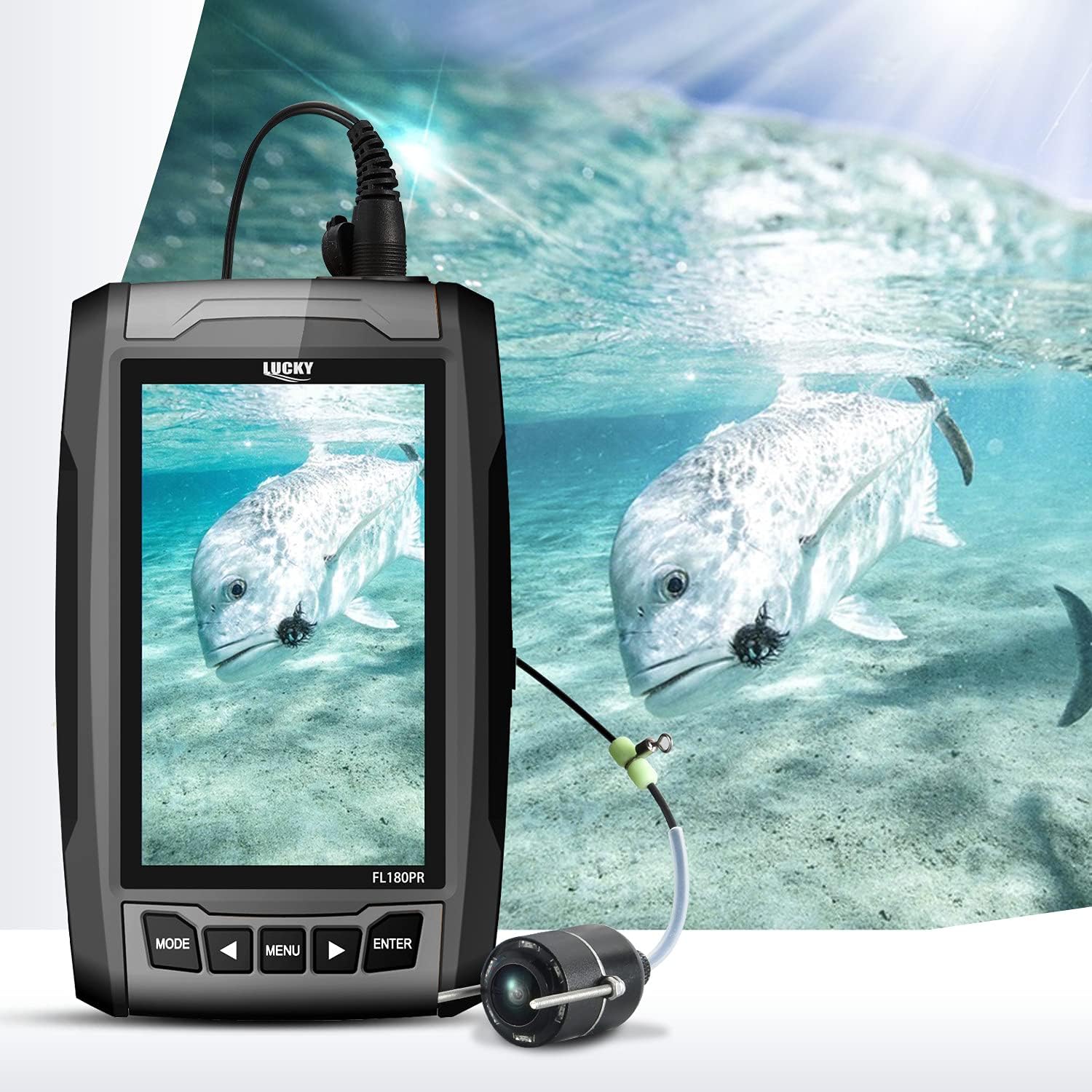 LUCKY Underwater Fishing Camera con Schermo ad Alta risoluzione - immagine 2