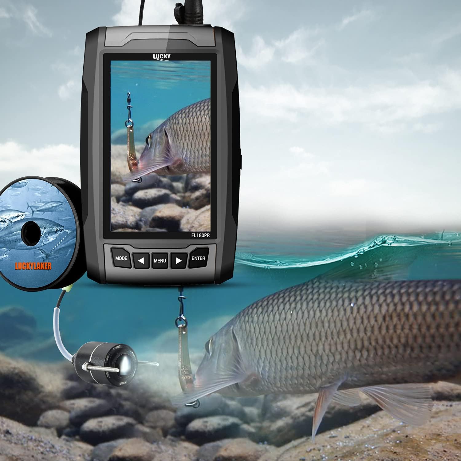 LUCKY Underwater Fishing Camera con Schermo ad Alta risoluzione - immagine 3