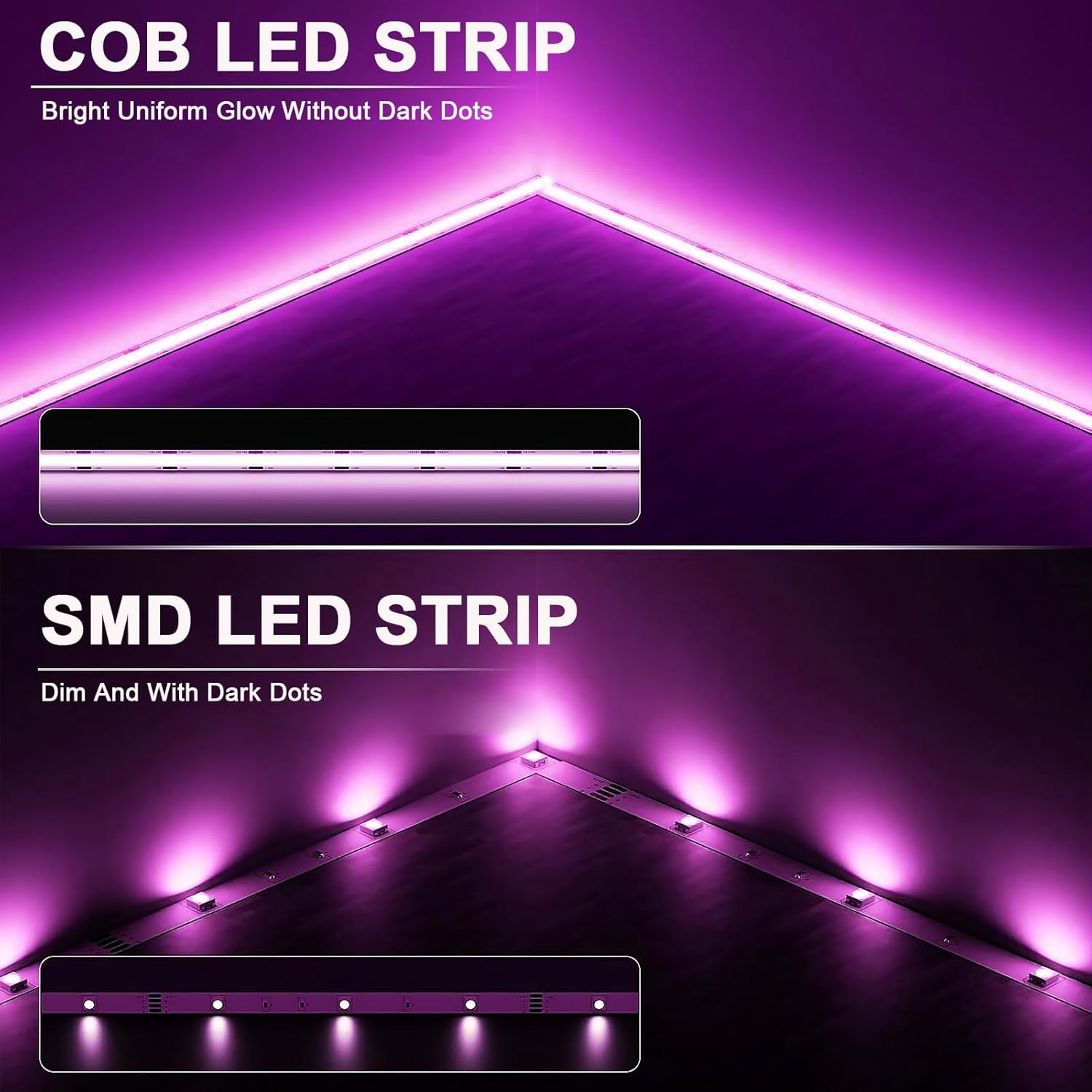 Joylit RGBCCT Striscia LED COB 24V 5M - immagine 5