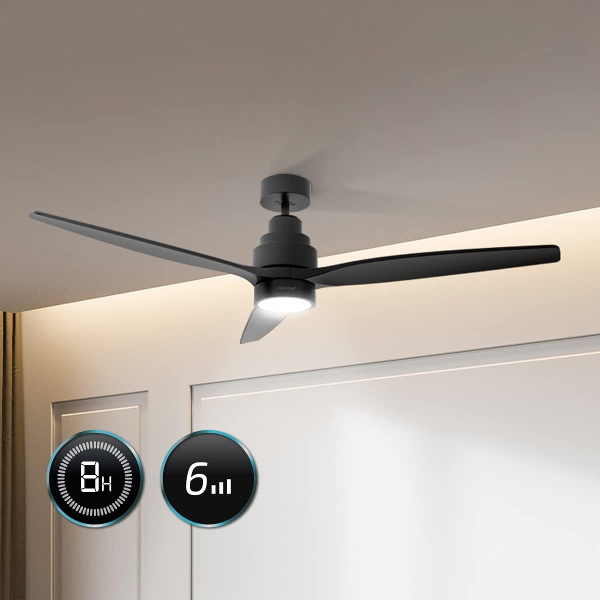 Cecotec Ventilatore Soffitto EnergySilence Aero 5350 Black - immagine 6