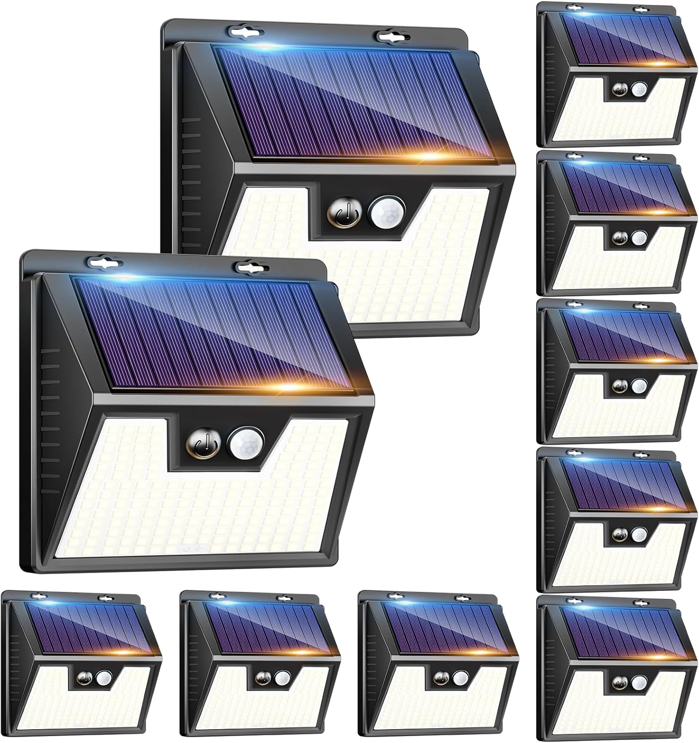 Kolpop Luce Solare LED Esterno 10 Pezzi - 3 Modalità - immagine 1