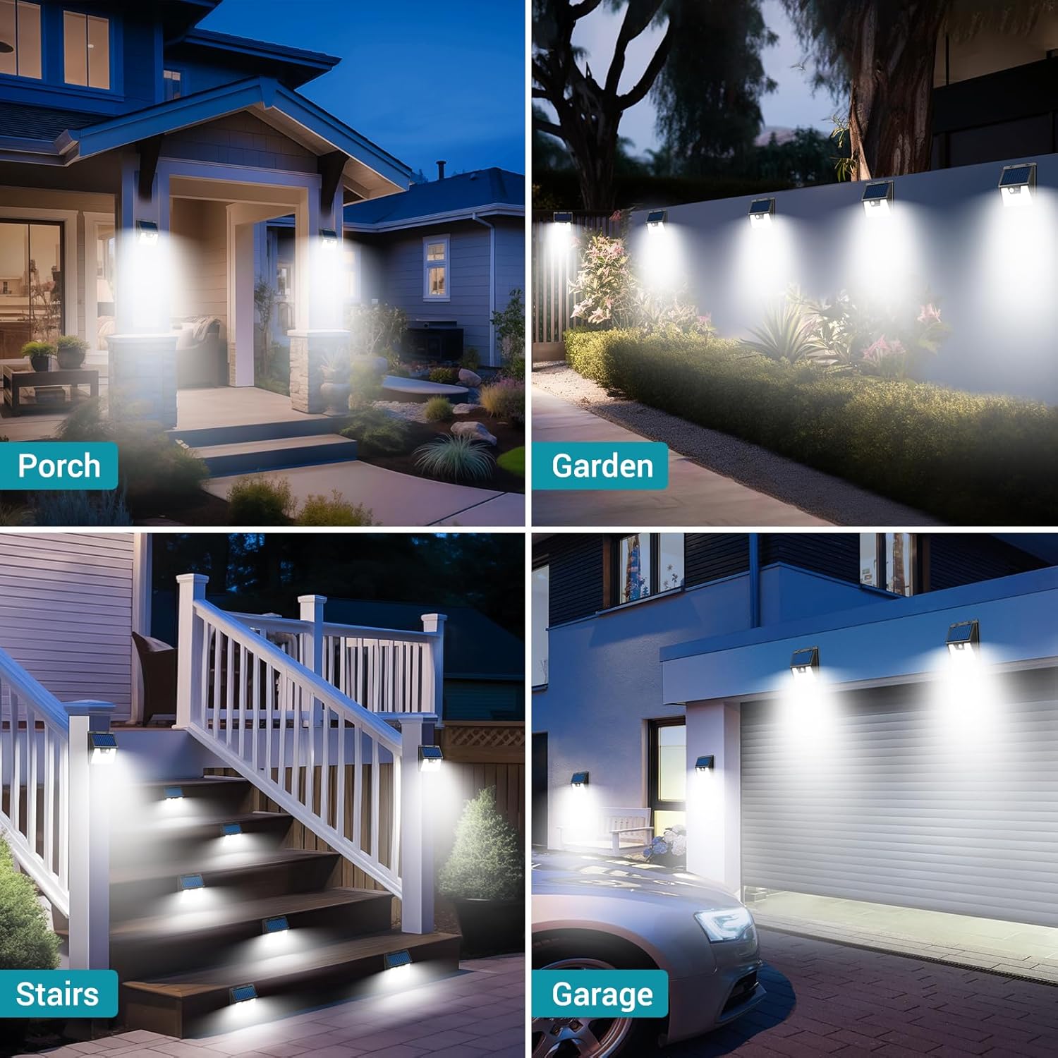 Kolpop Luce Solare LED Esterno 10 Pezzi - 3 Modalità - immagine 5