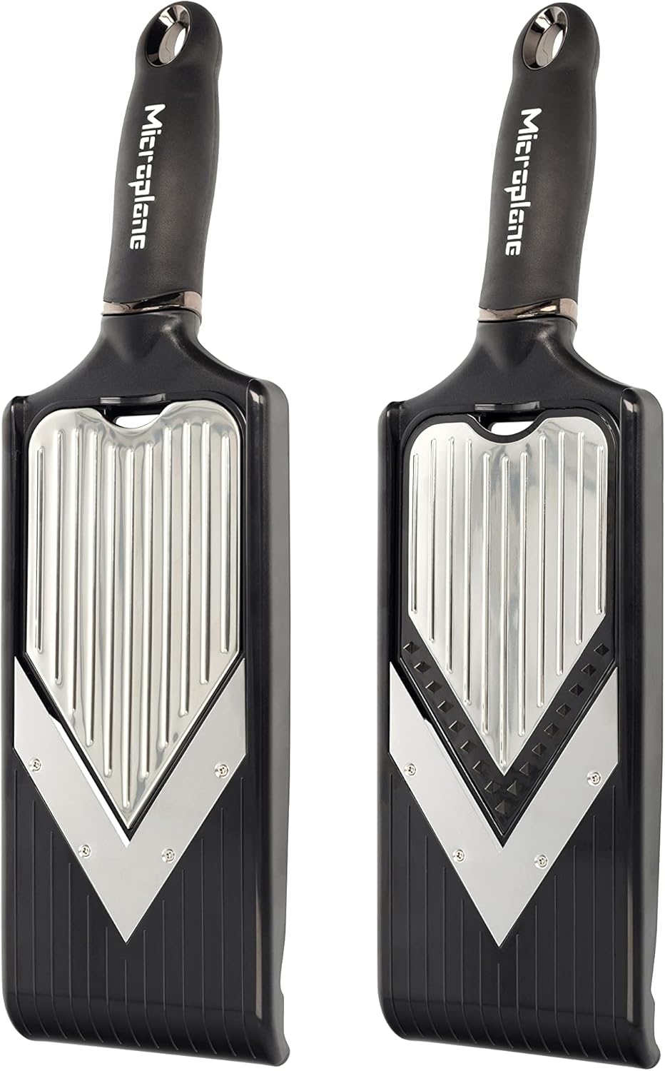 Microplane Mandolina a V Regolabile con Accessorio Julienne - immagine 2