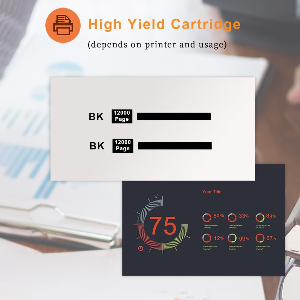 ZOOMTEC 2X DL-410 Kit Tamburo Compatibile, Nero - immagine 3