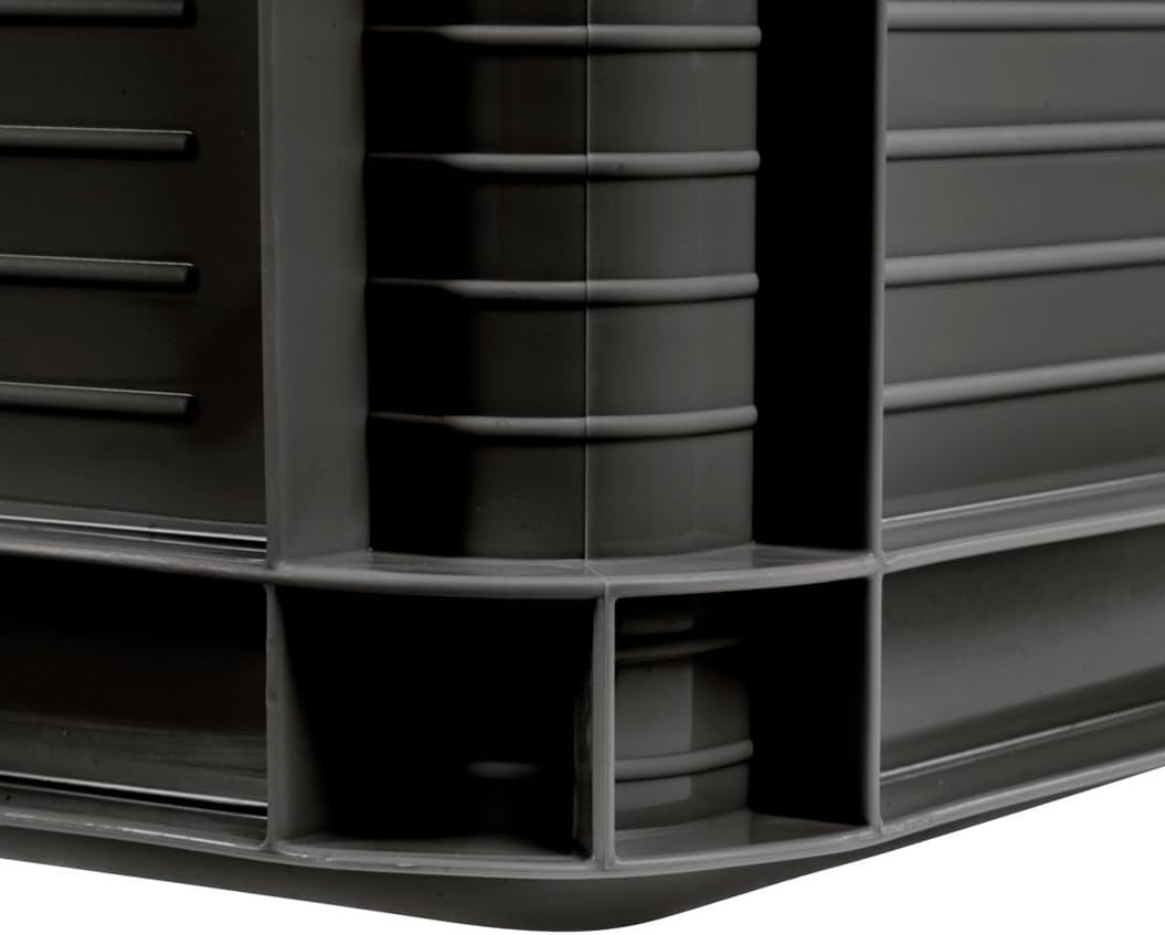 Keeeper Cassetta da Trasporto Robusta 20L, Grigio Grafite - immagine 6