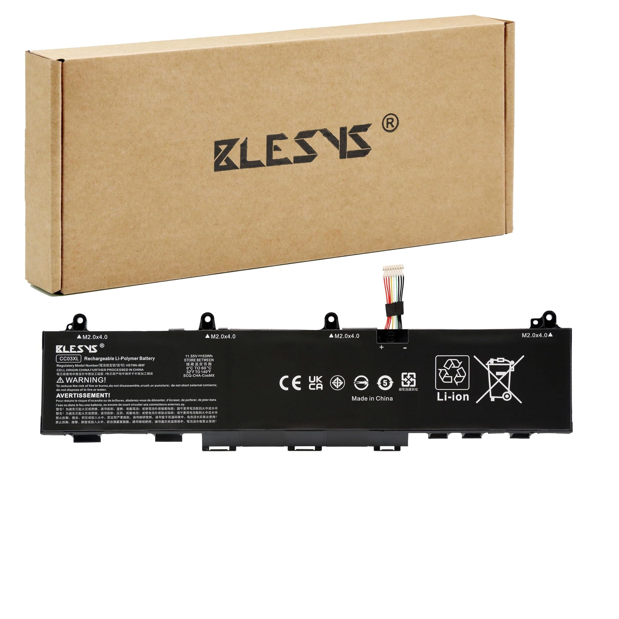 Blesys CC03XL Batteria Laptop 11.55V/53Wh per HP EliteBook