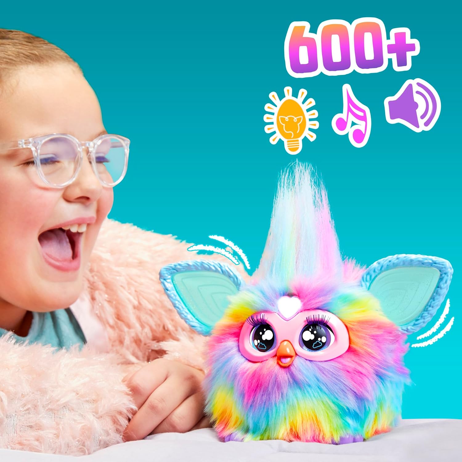 Furby Hasbro Tie Dye - Peluche Elettronico Multicolore - immagine 4