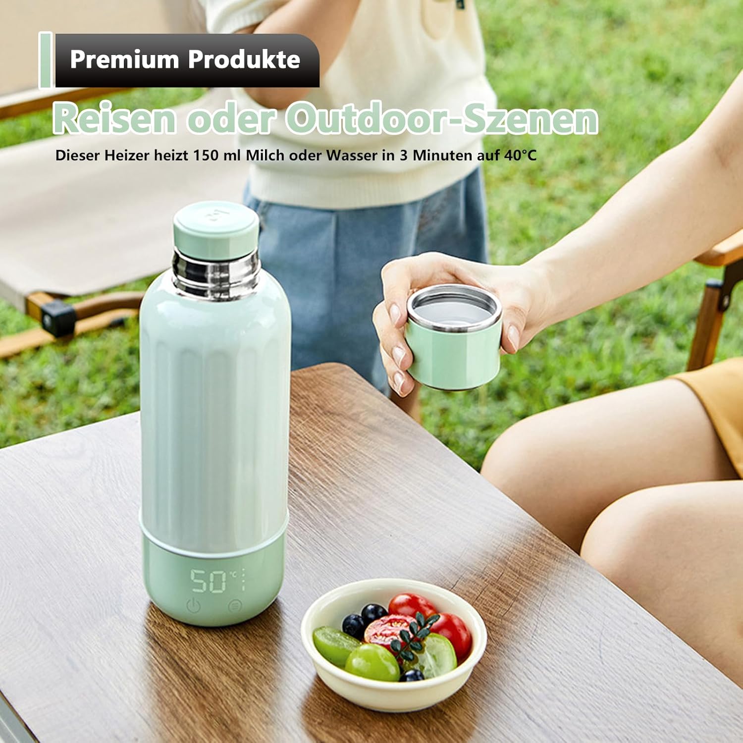 Scaldabraccia Portatile 500ml con USB-C 50W - immagine 4