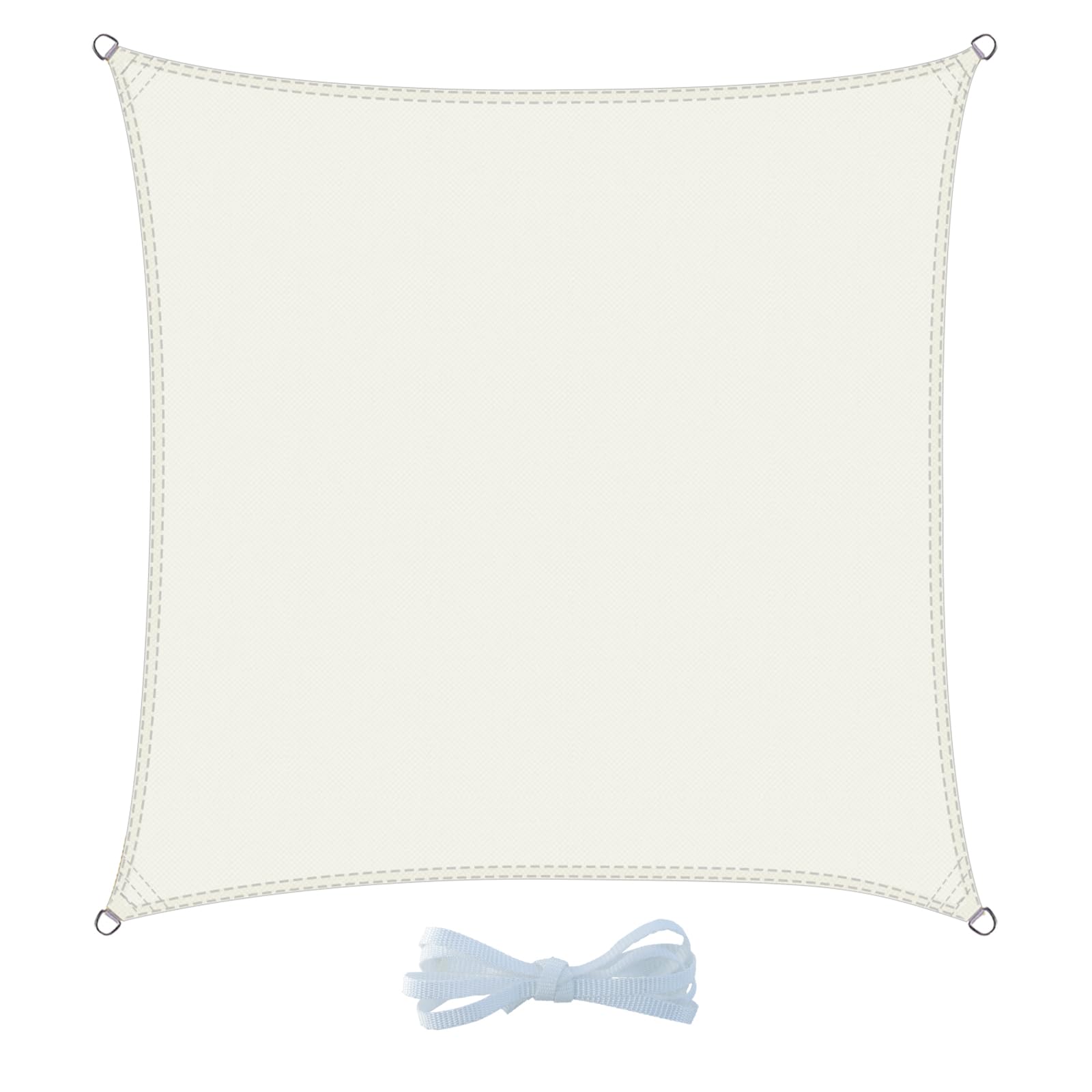 Cool Area Vela Ombreggiante Rettangolare 4x4m, Crema