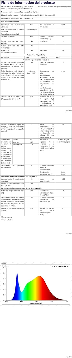 Klighten LED Lampada da Parete 30W Bianco Naturale 4500K - immagine 10