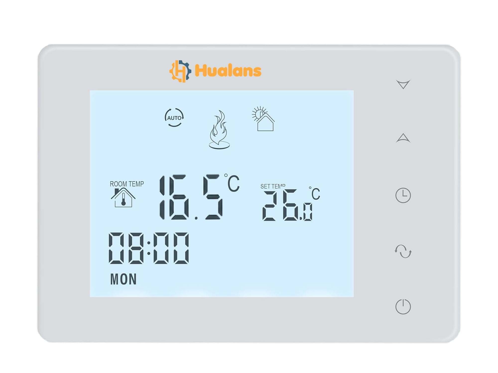 Termostato Ambiente Programmabile 2 Fili per Caldaia a Gas