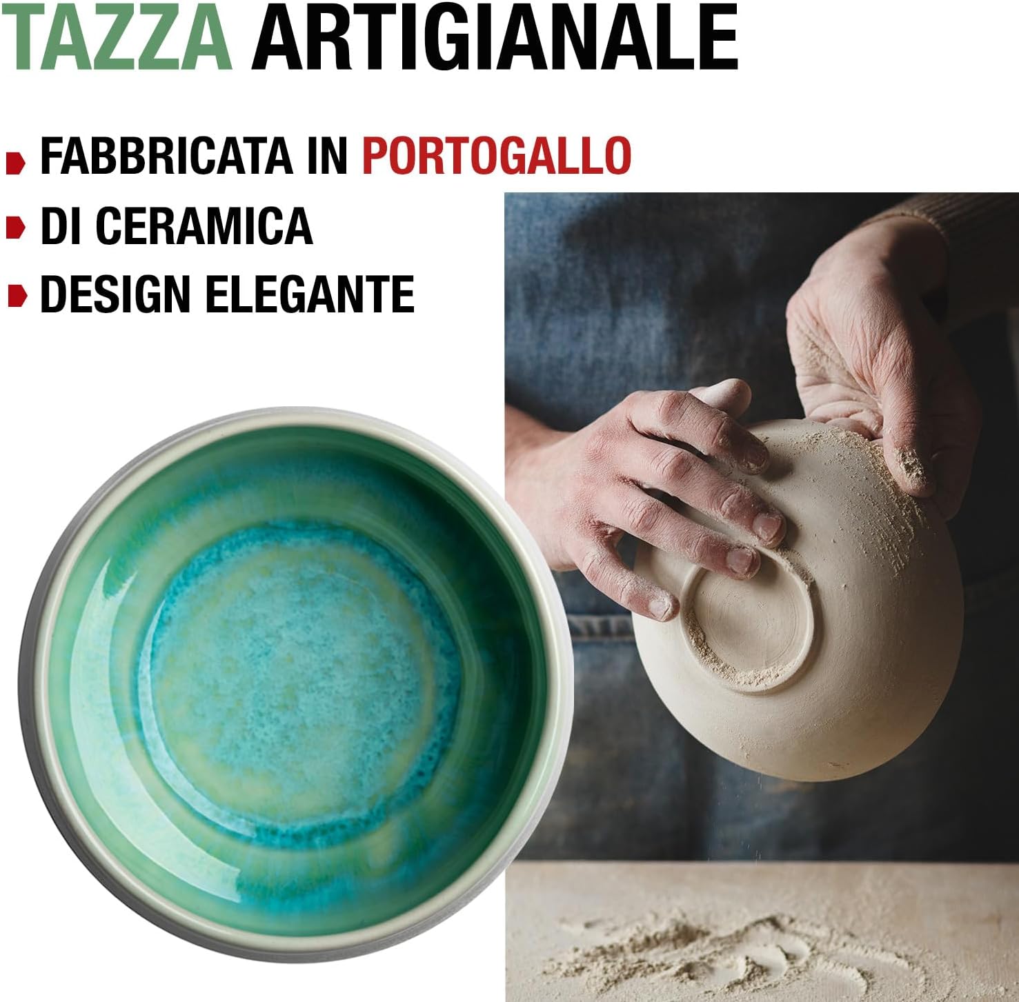 Origeens MATCHA KIT con Frusta e Tazza in Ceramica - immagine 2