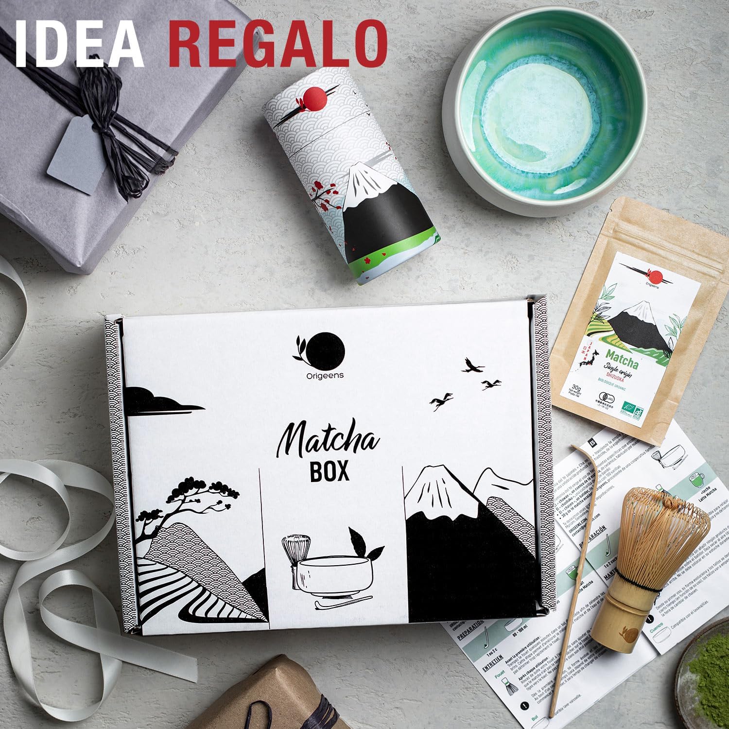 Origeens MATCHA KIT con Frusta e Tazza in Ceramica - immagine 6