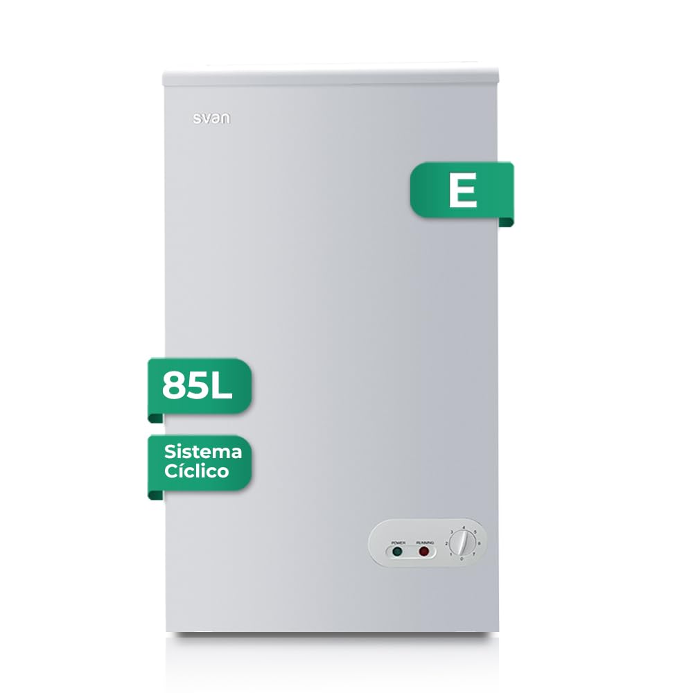 Svan Congelatore Orizzontale Horeca 85 Litri, Bianco