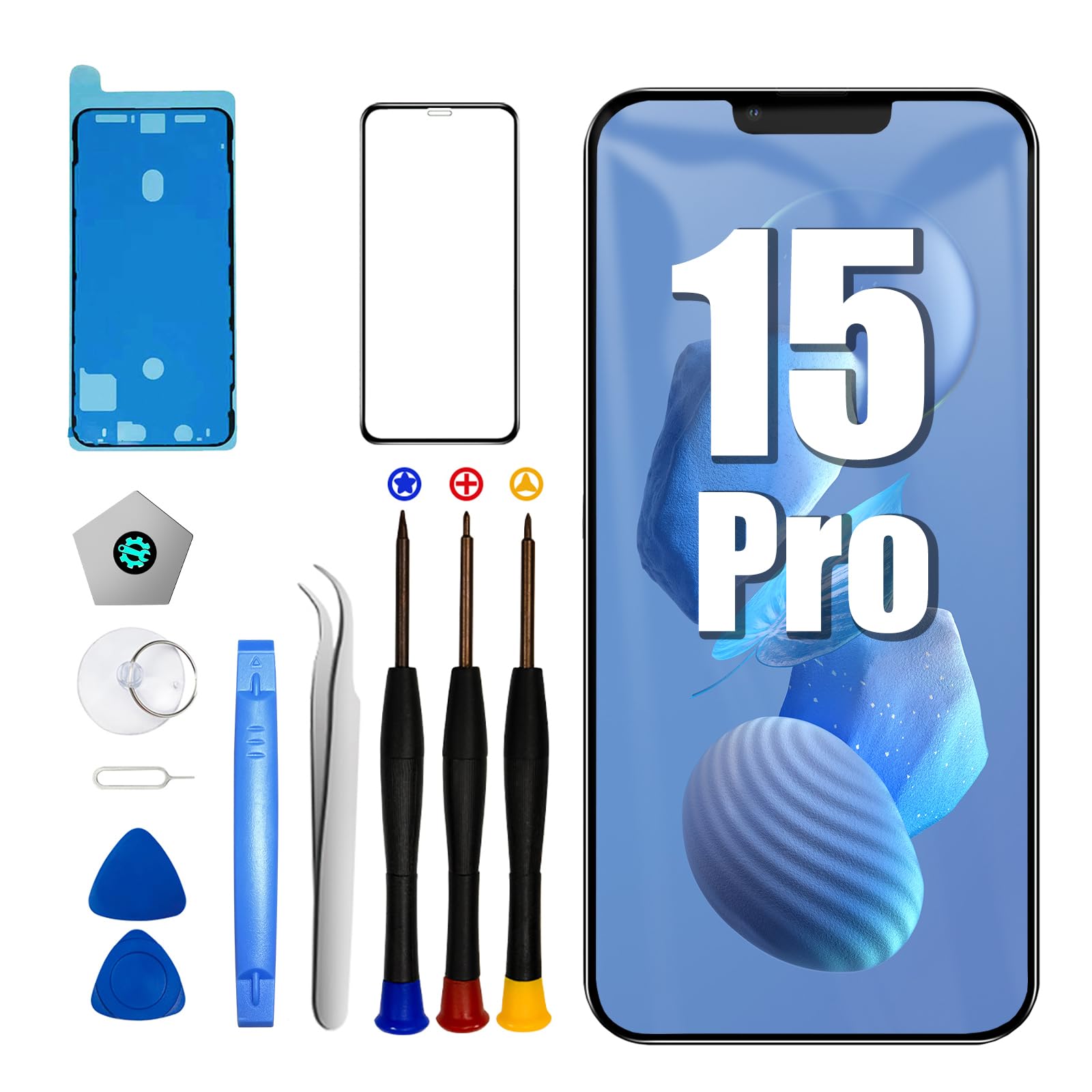 DTD Schermo LCD di Ricambio per iPhone 15 Pro 6.1"