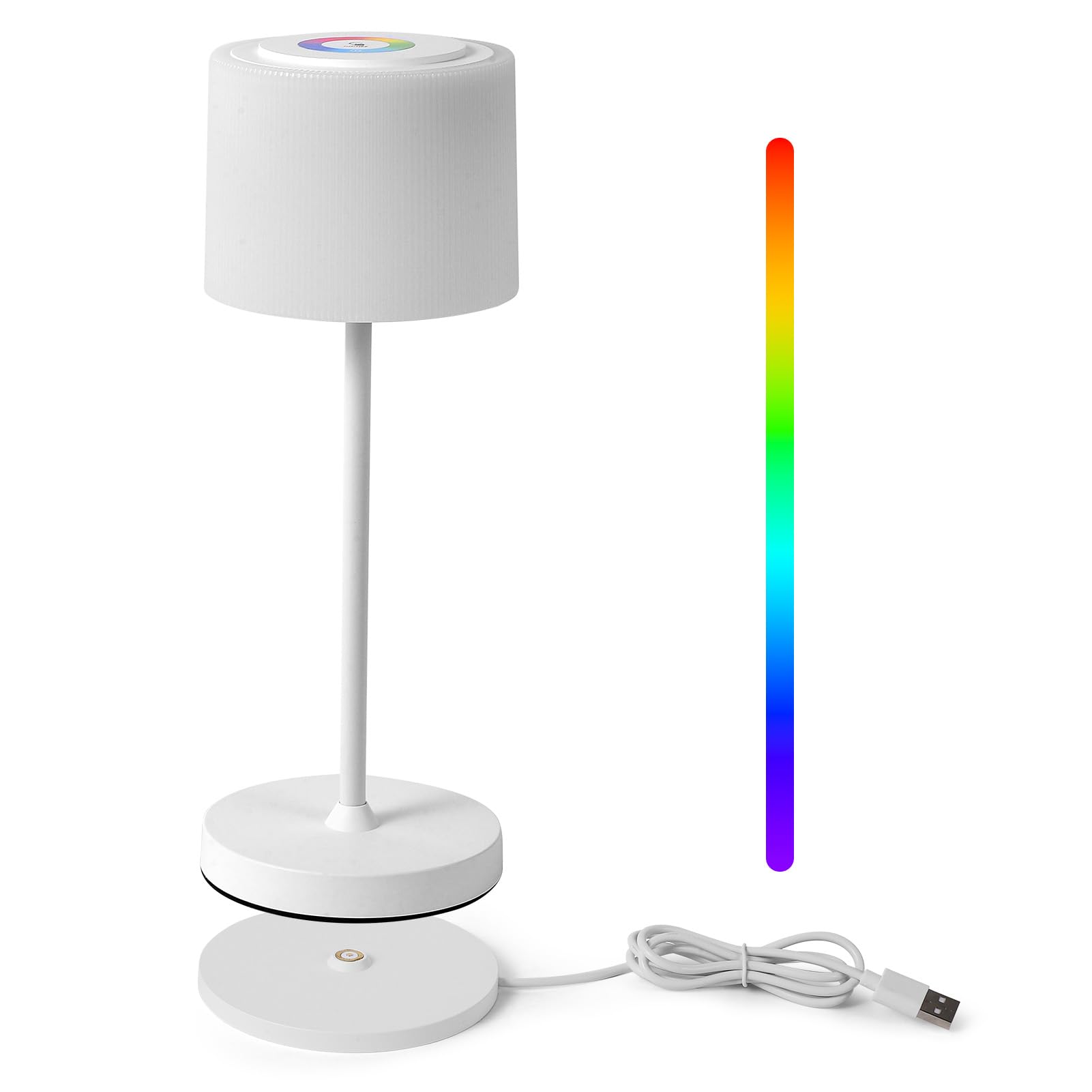 WOWDSGN Lampada da Tavolo Ricaricabile Wireless 4000mAh