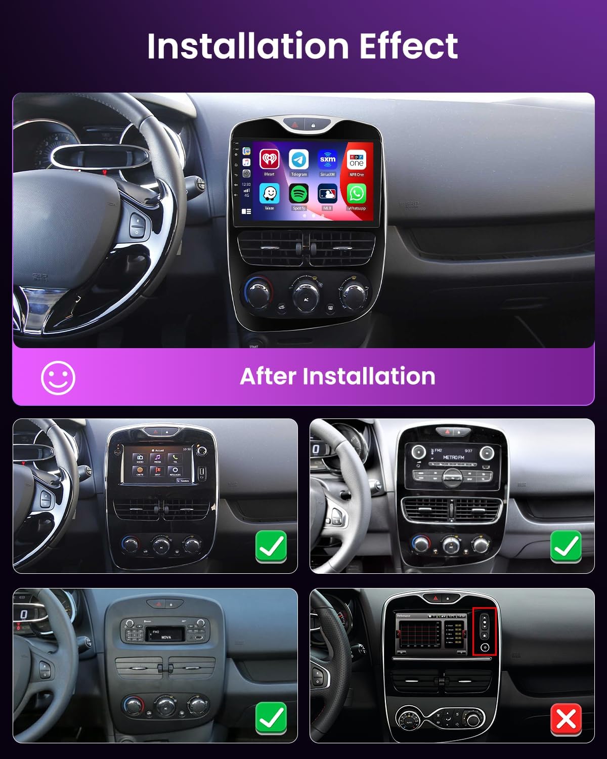Autoradio Android 15 per Renault Clio 4 (2012-2018) - immagine 2