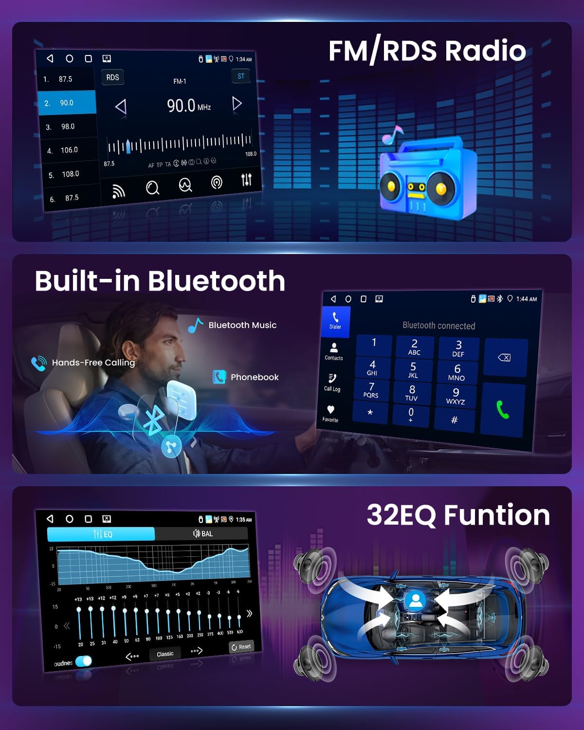 Autoradio Android 15 per Renault Clio 4 (2012-2018) - immagine 5