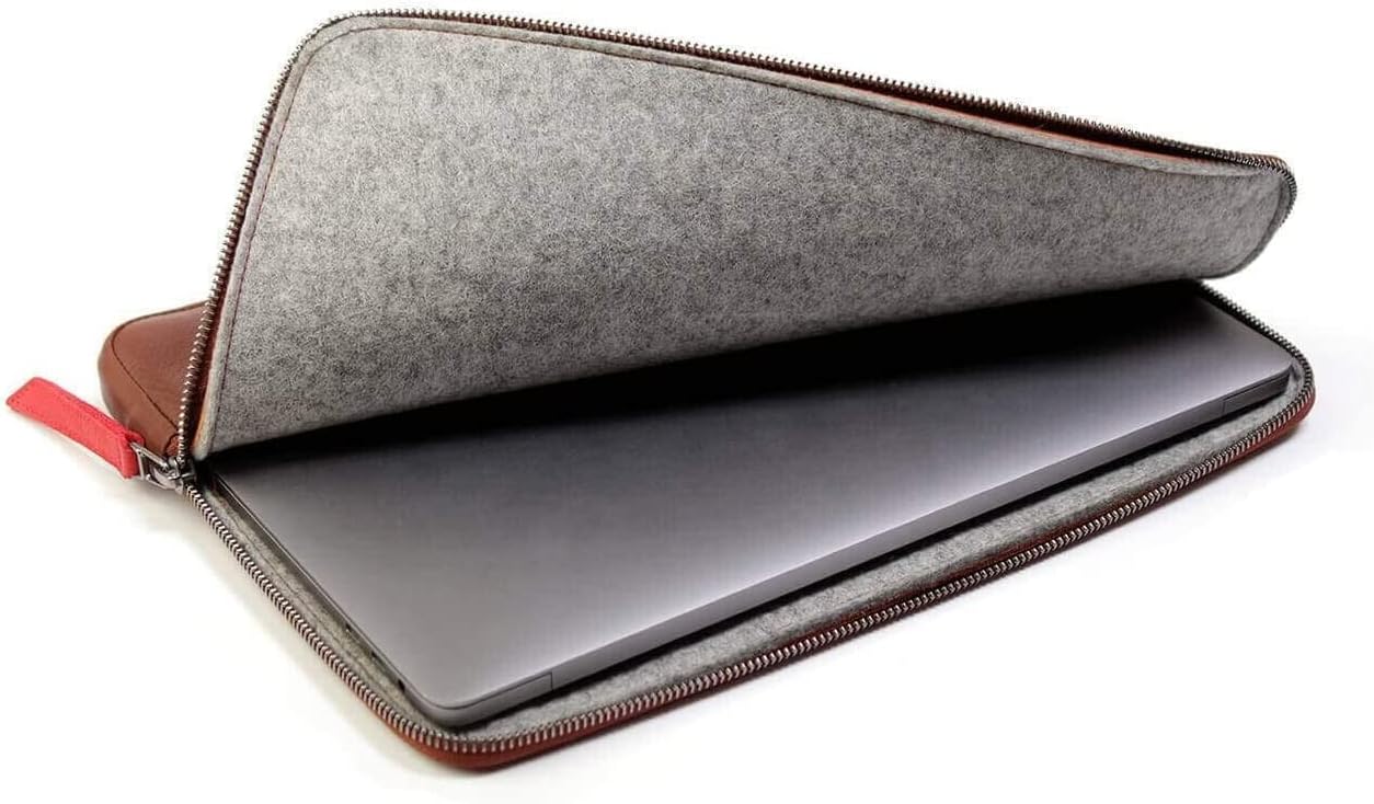 Pack & Smooch Custodia per MacBook Pro 14" Grigio/Marrone - immagine 3