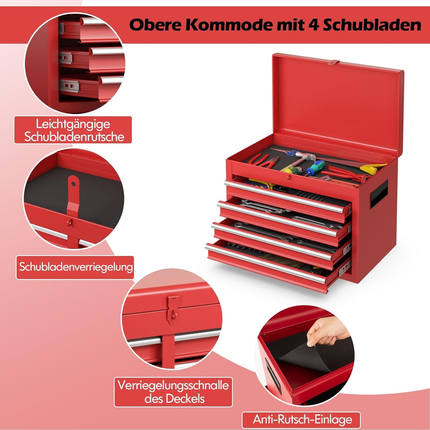 Fantask Carrello Portautensili 2 in 1 su Ruote - immagine 5