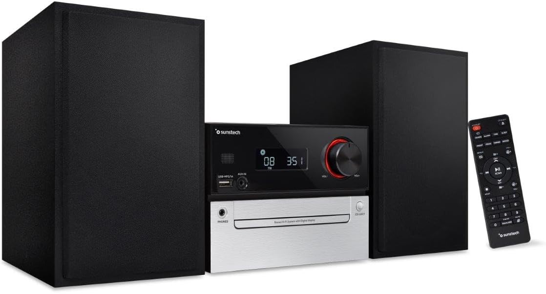 Sunstech Microcatena Hi-Fi con Bluetooth 30W - immagine 2