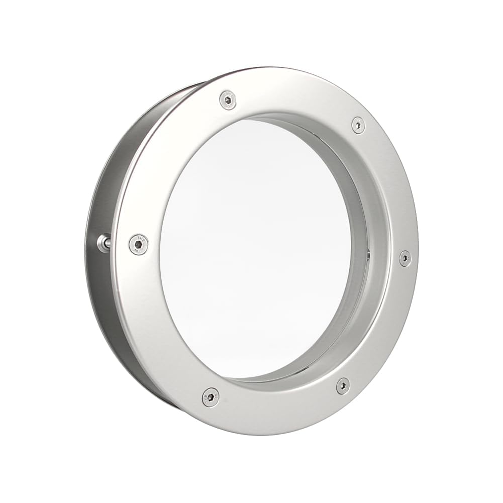 MLS Oblò B4000 per Porte, Diametro 300mm, Argento