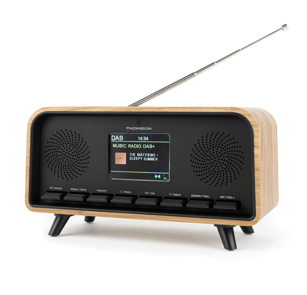 Thomson RT850DABBT - Radio Sveglia Bluetooth Vintage DAB