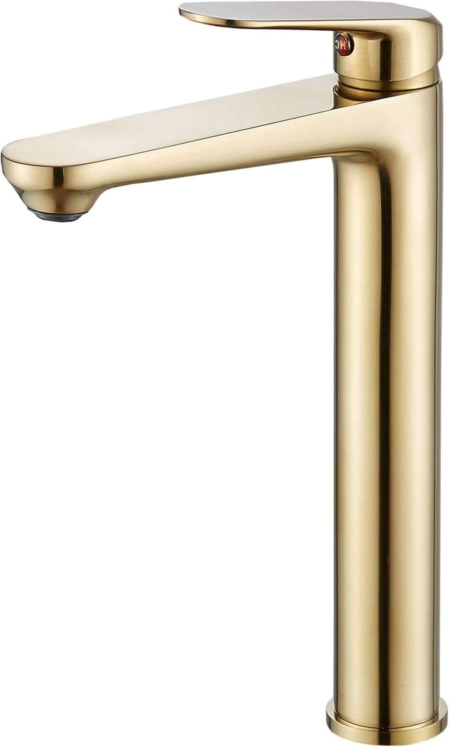 Beelee Miscelatore Lavabo Corpo Alto Oro Spazzolato