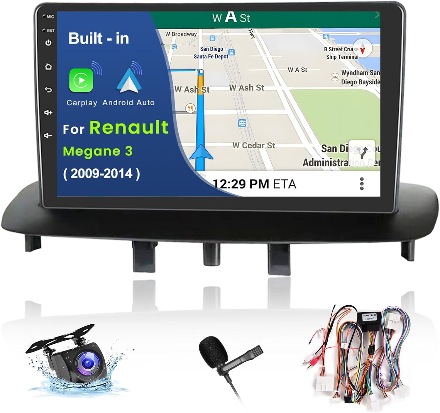 Inefala Android Autoradio 9" per Renault Megane 3 - immagine 1