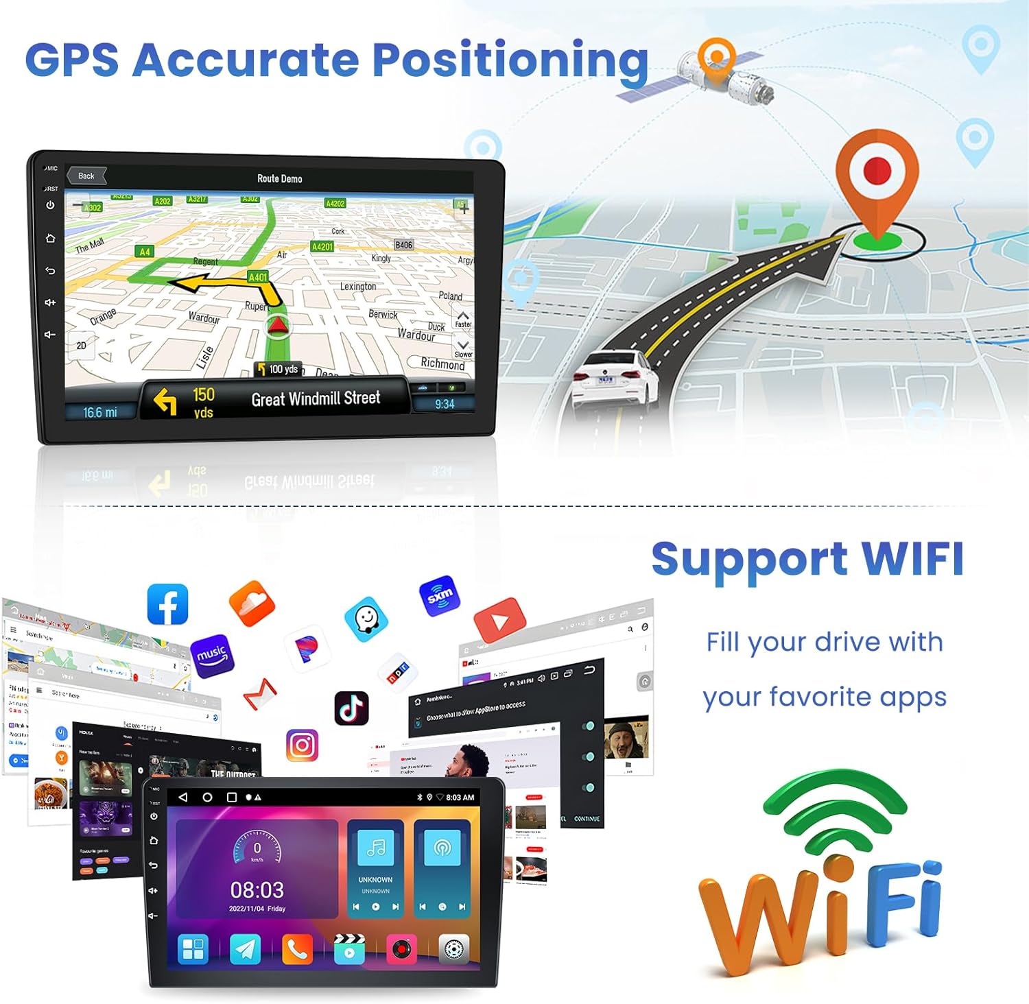 Inefala Android Autoradio 9" per Renault Megane 3 - immagine 3