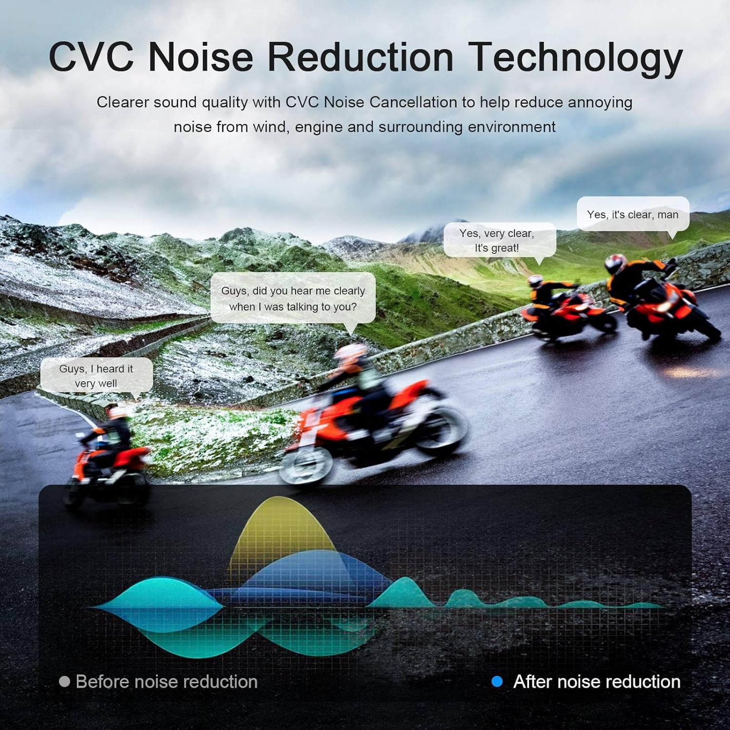 V4 Plus Sistema Intercom Bluetooth per Caschi Moto (4 Pezzi) - immagine 7